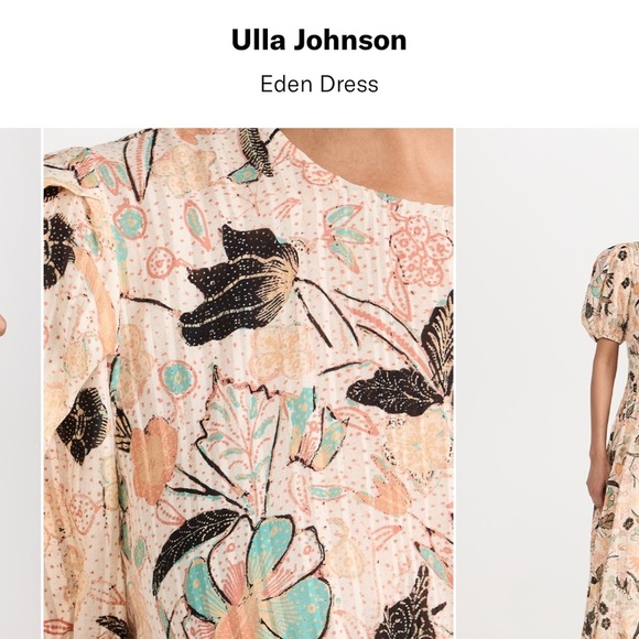 🌼Host Pick🌼 Ulla Johnson Eden Dress in Pearl Flora maxi dress - Picture 10 of 10